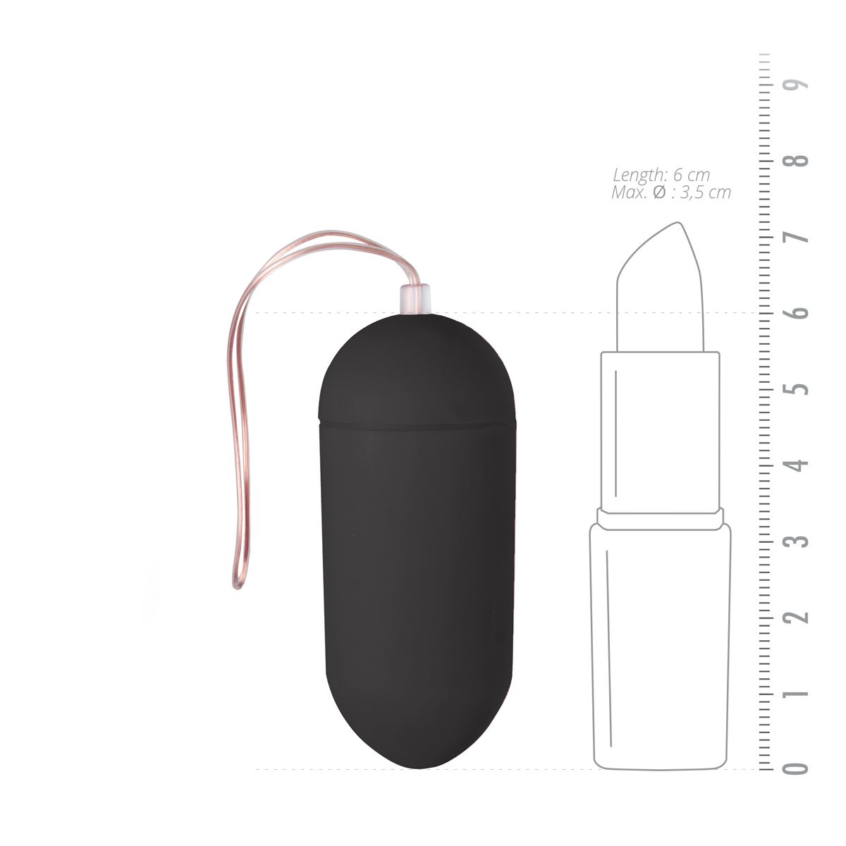 Easytoys Mini Vibe Collection - Vibrating Egg with Remote Control Zwart (1 stuk) - image 3