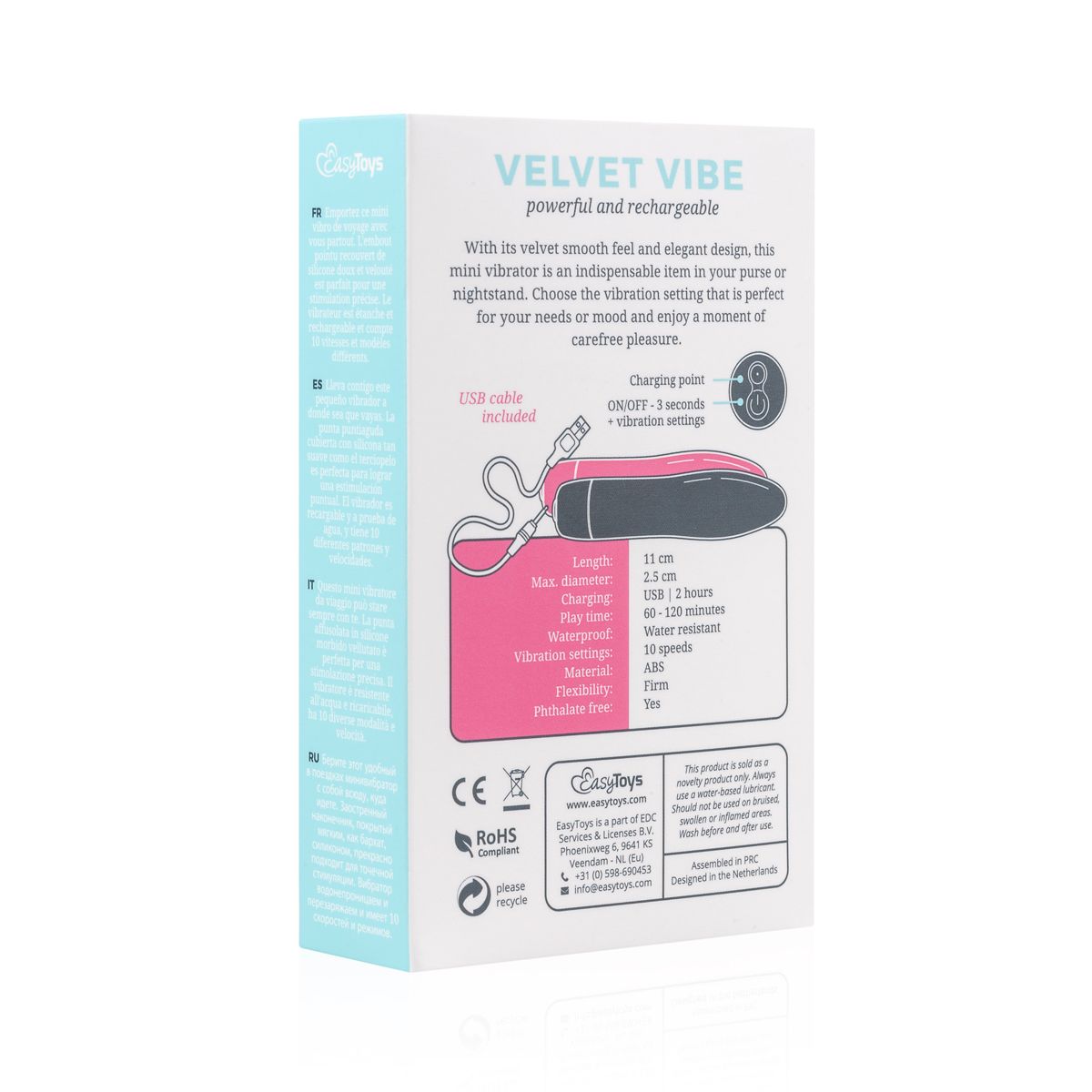 Easytoys Mini Vibe Collection - Velvet Vibe Roze (1 stuk) - image 6