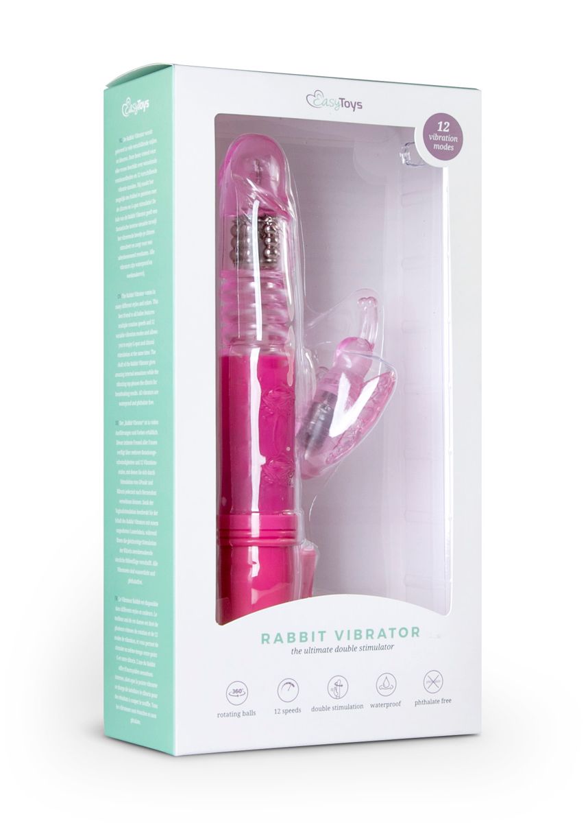 Easytoys Vibe Collection - Butterfly Vibrator Roze (1 stuk)