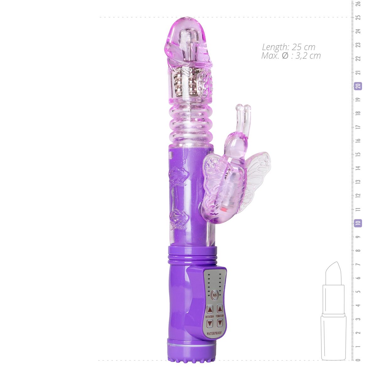 Easytoys Vibe Collection - Butterfly Vibrator Paars (1 stuk) - image 5