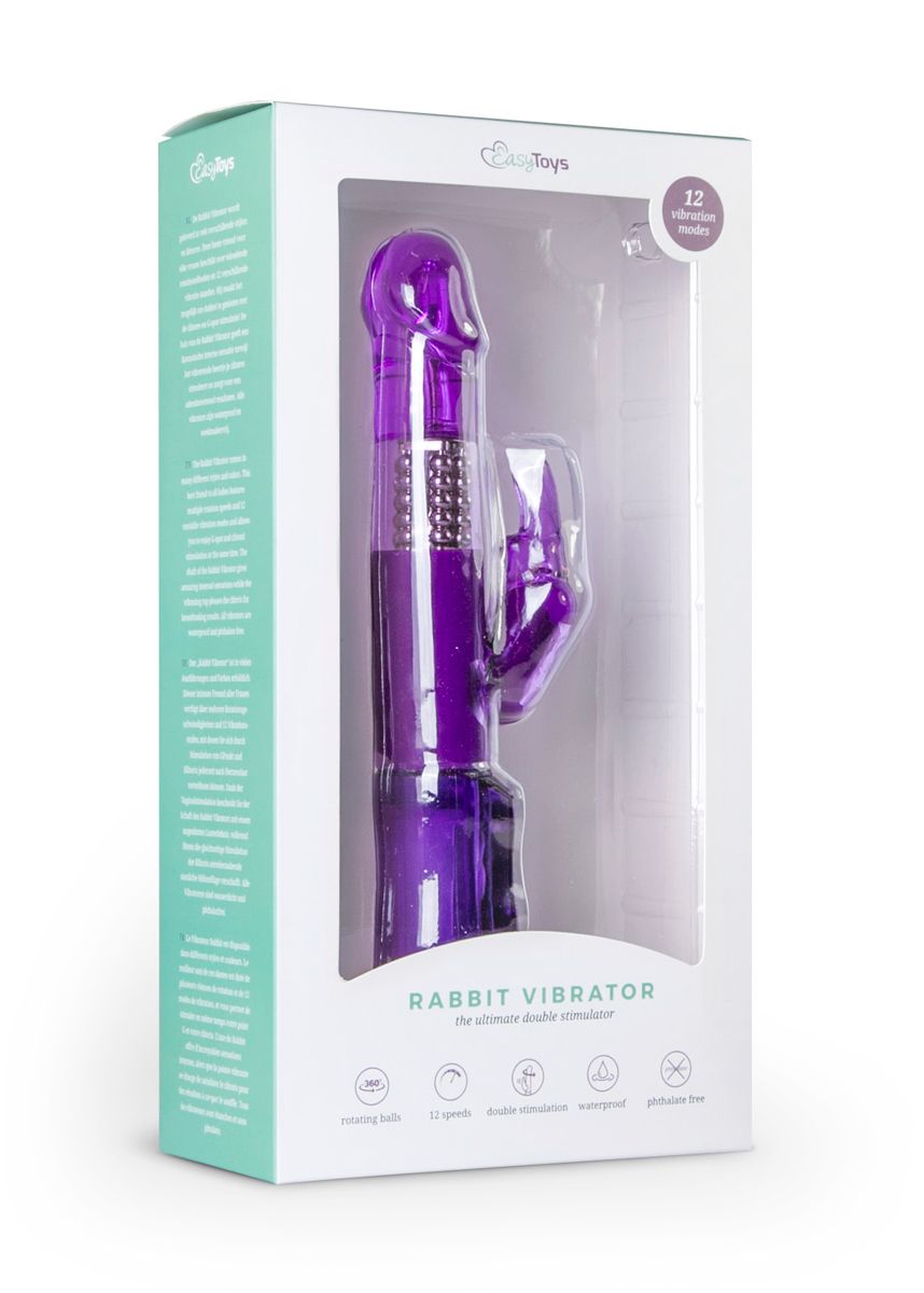 Easytoys Vibe Collection - Rabbit Vibrator Paars (1 stuk)
