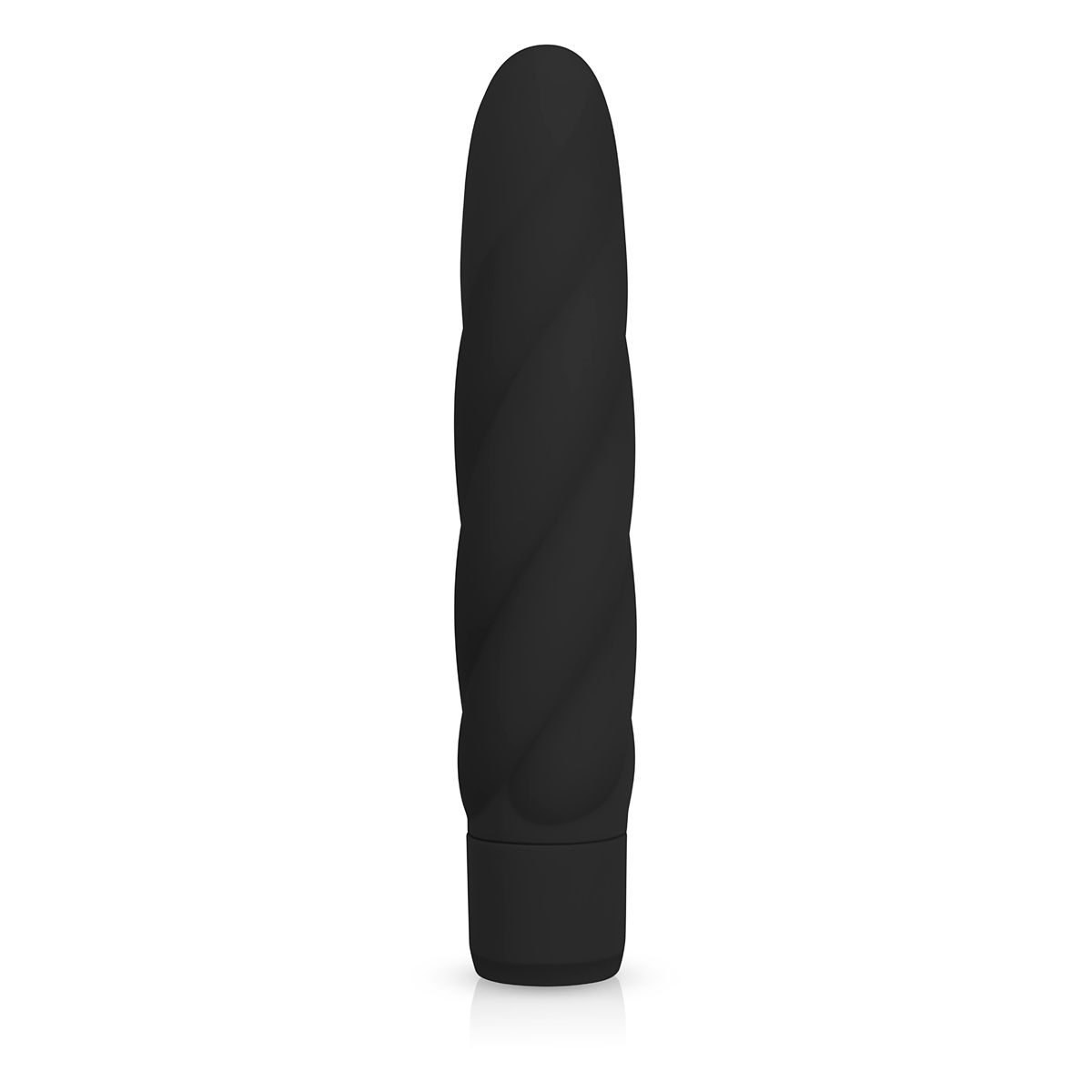 Easytoys Vibe Collection - Silicone Vibrator Zwart (1 stuk)
