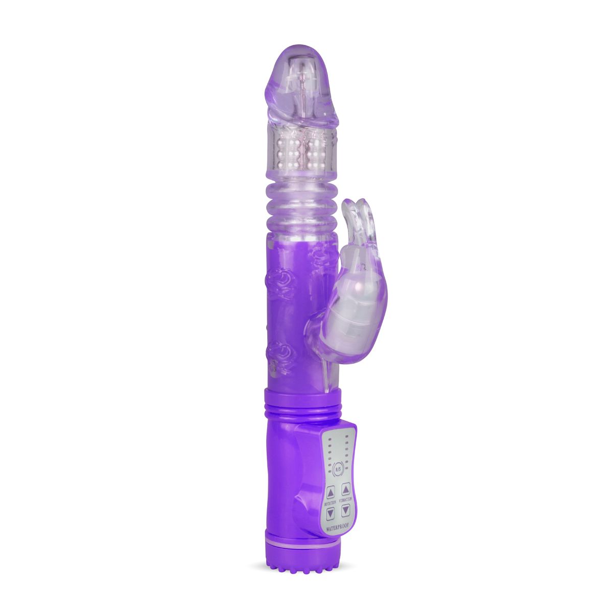 Easytoys Vibe Collection - EasyToys Thrusting Rabbit Vibrator Paars (1 stuk)