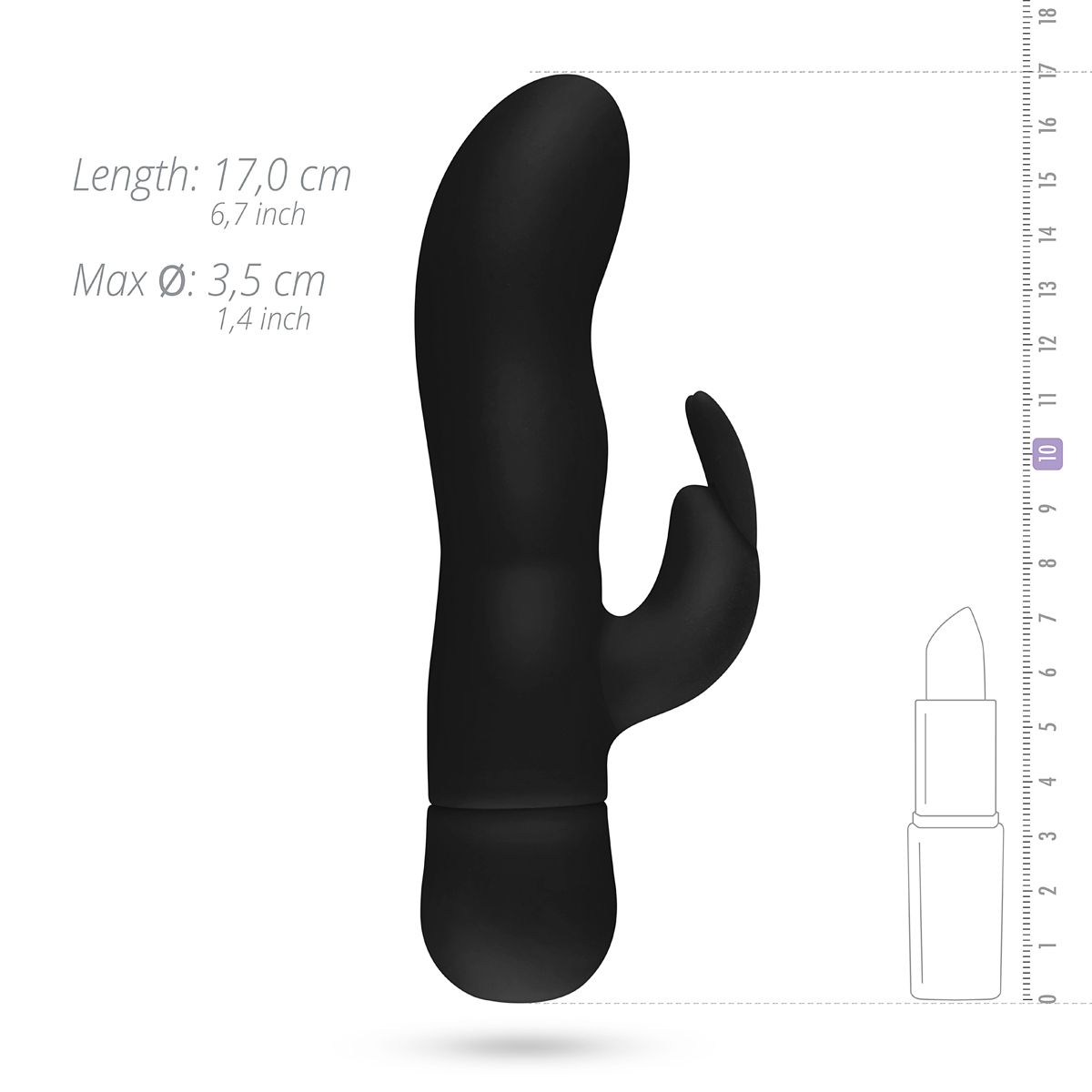 Easytoys Vibe Collection - Mad Rabbit Vibrator Zwart (1 stuk) - image 8