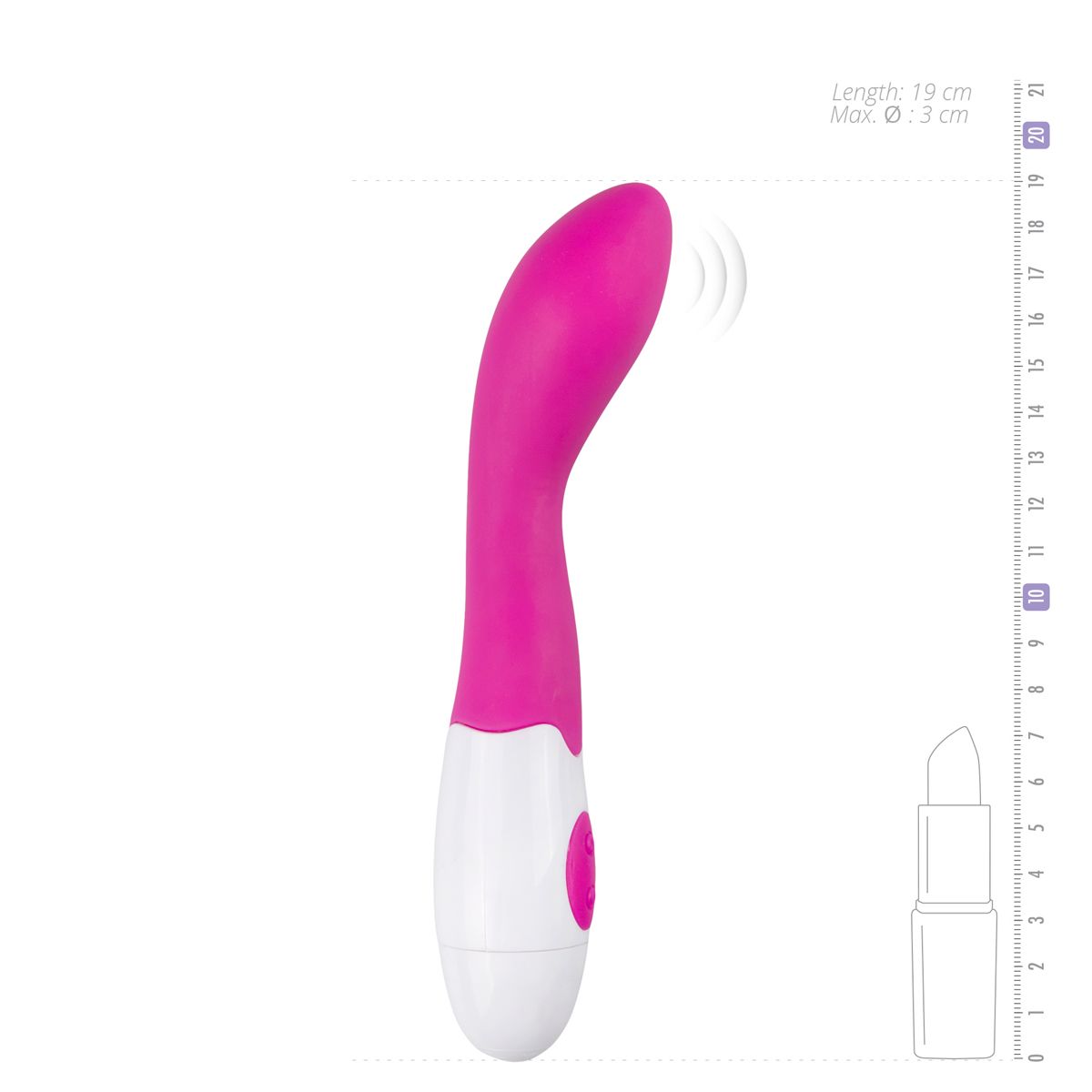 Easytoys Vibe Collection - EasyToys Yasmin Vibrator Roze (1 stuk) - image 2