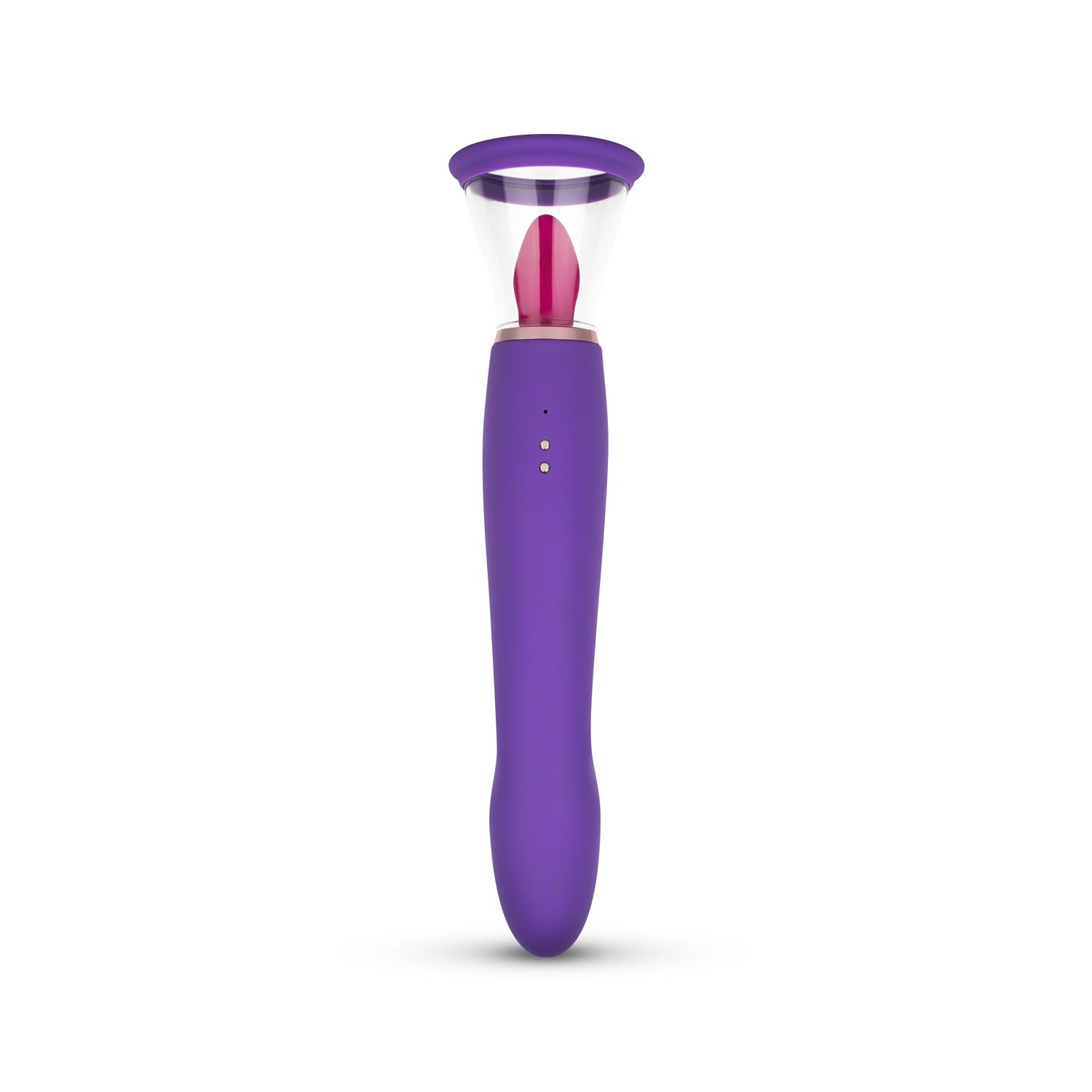 Easytoys Vibe Collection - Pleasure Pump with G-Spot Vibrator Paars (1 stuk) - image 3