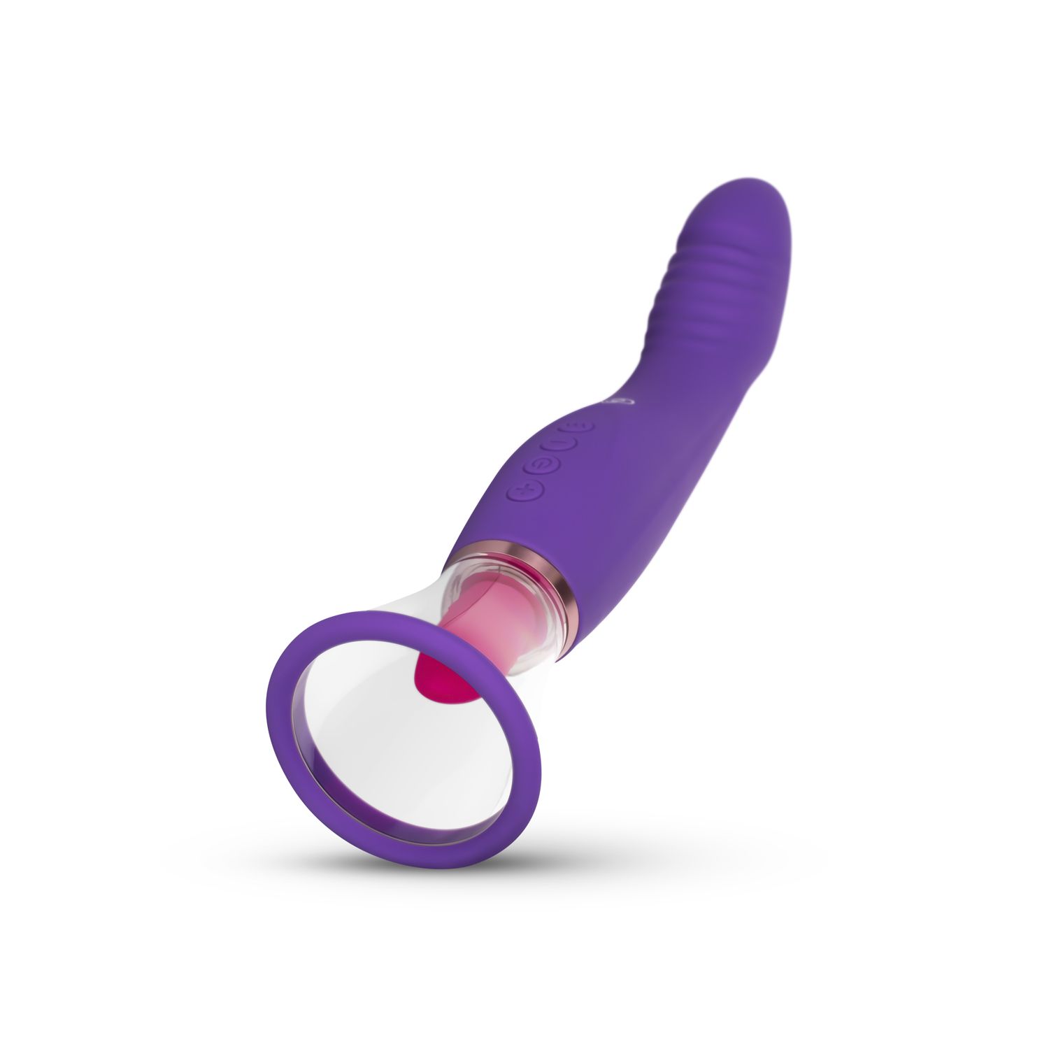 Easytoys Vibe Collection - Pleasure Pump with G-Spot Vibrator Paars (1 stuk) - image 4