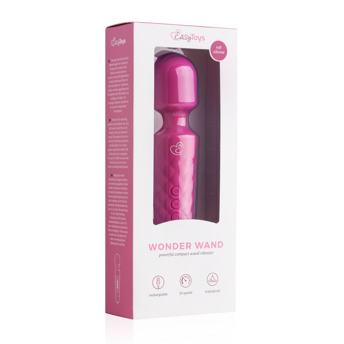 Easytoys Wand Collection - Mini Wand Vibrator Roze (1 stuk) - image 5