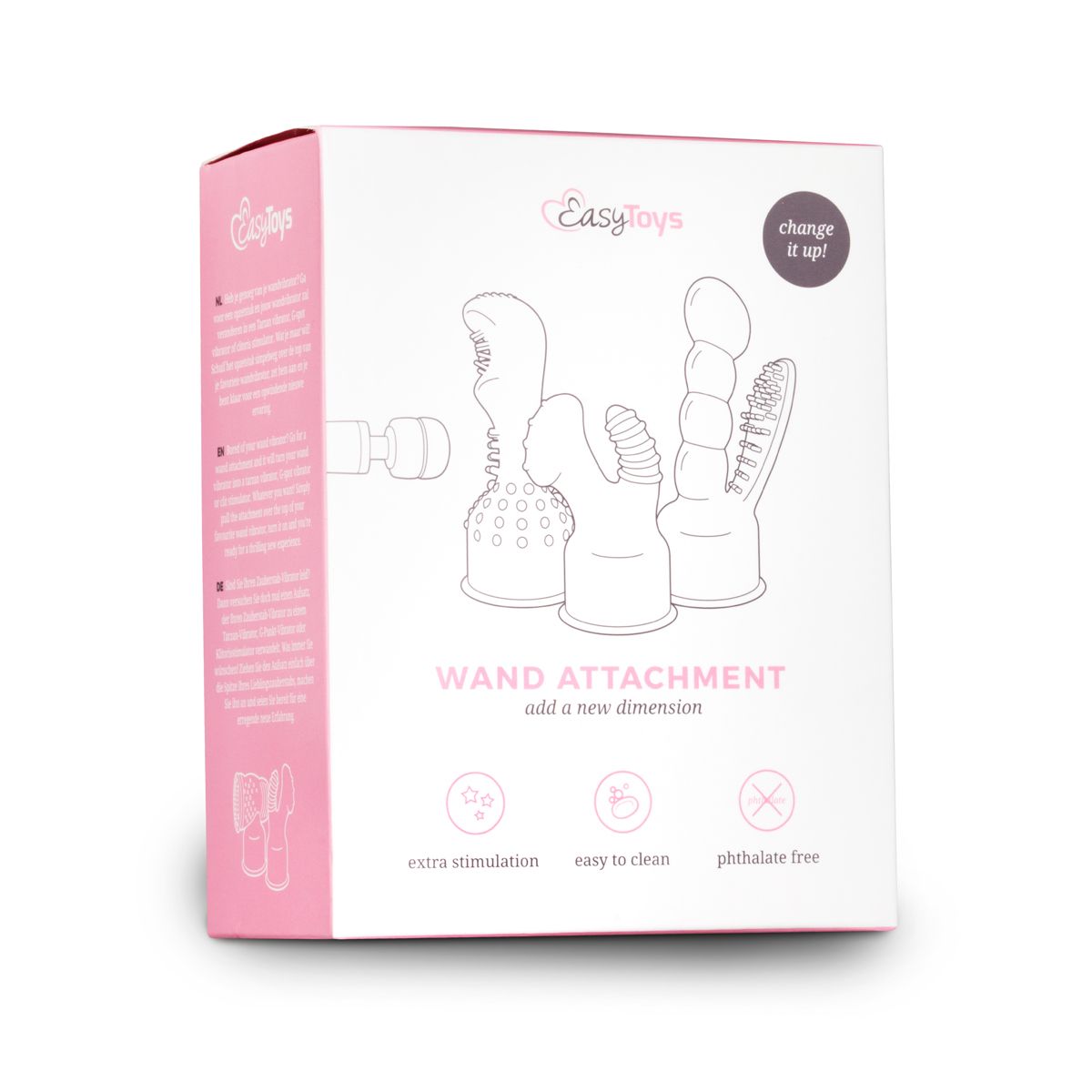 Easytoys Wand Collection - Masturbator Wand Attachtment Zwart (1 stuk)