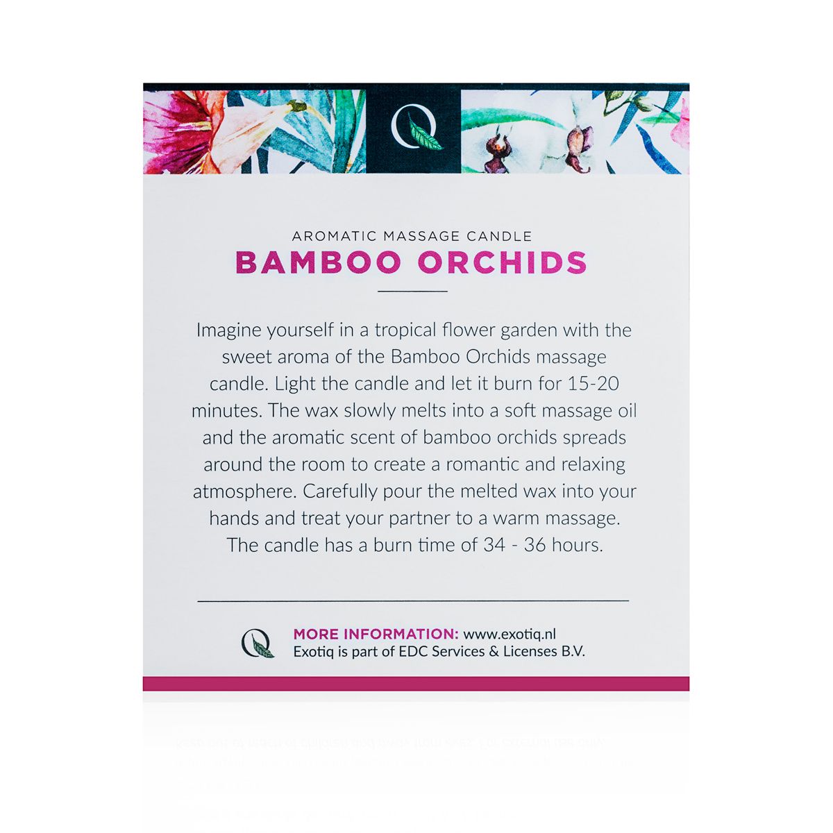 Exotiq - Massage Candle Bamboo Orchids  (200 gr) - image 5