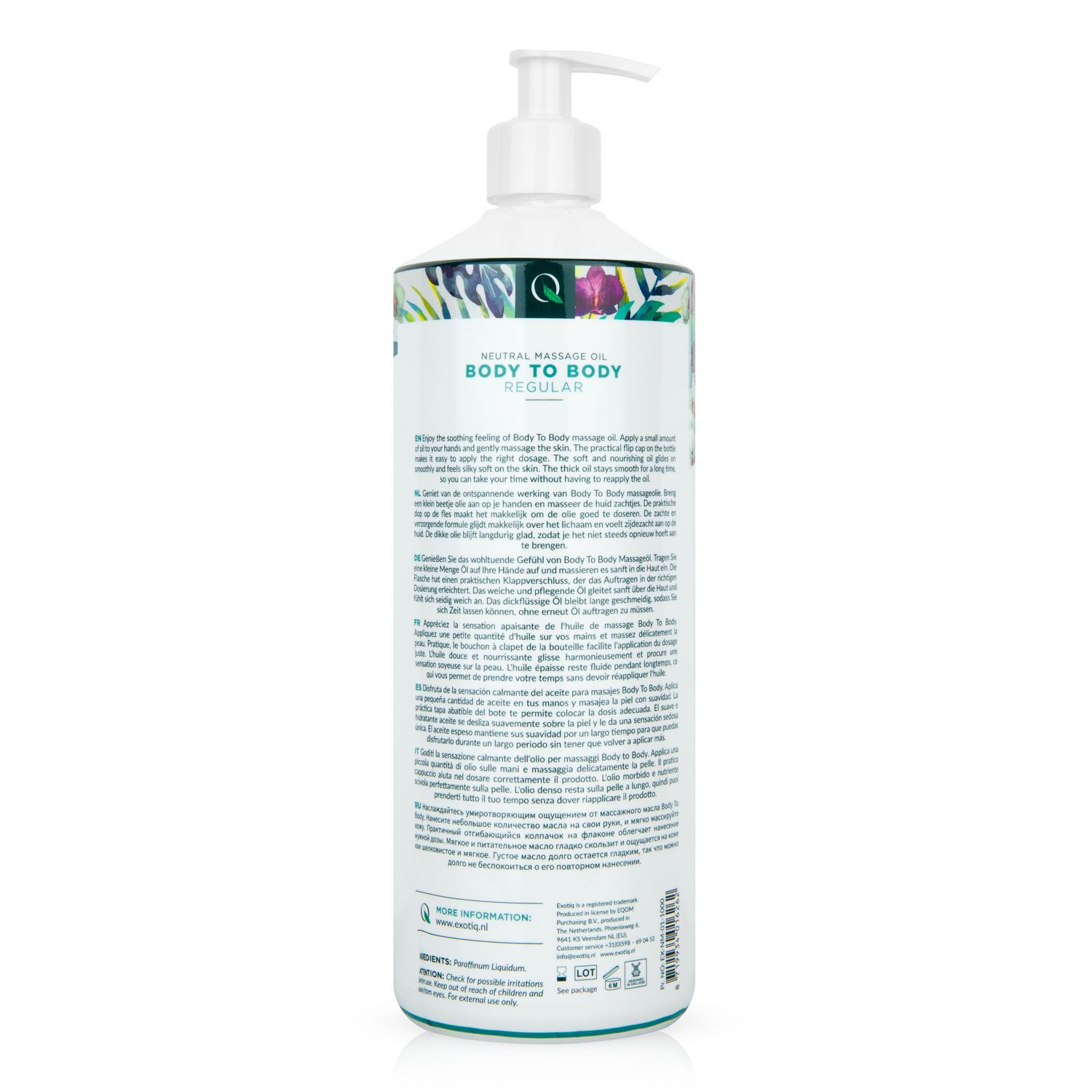 Exotiq - Body To Body Oil Transparant (1000 ml) - image 2
