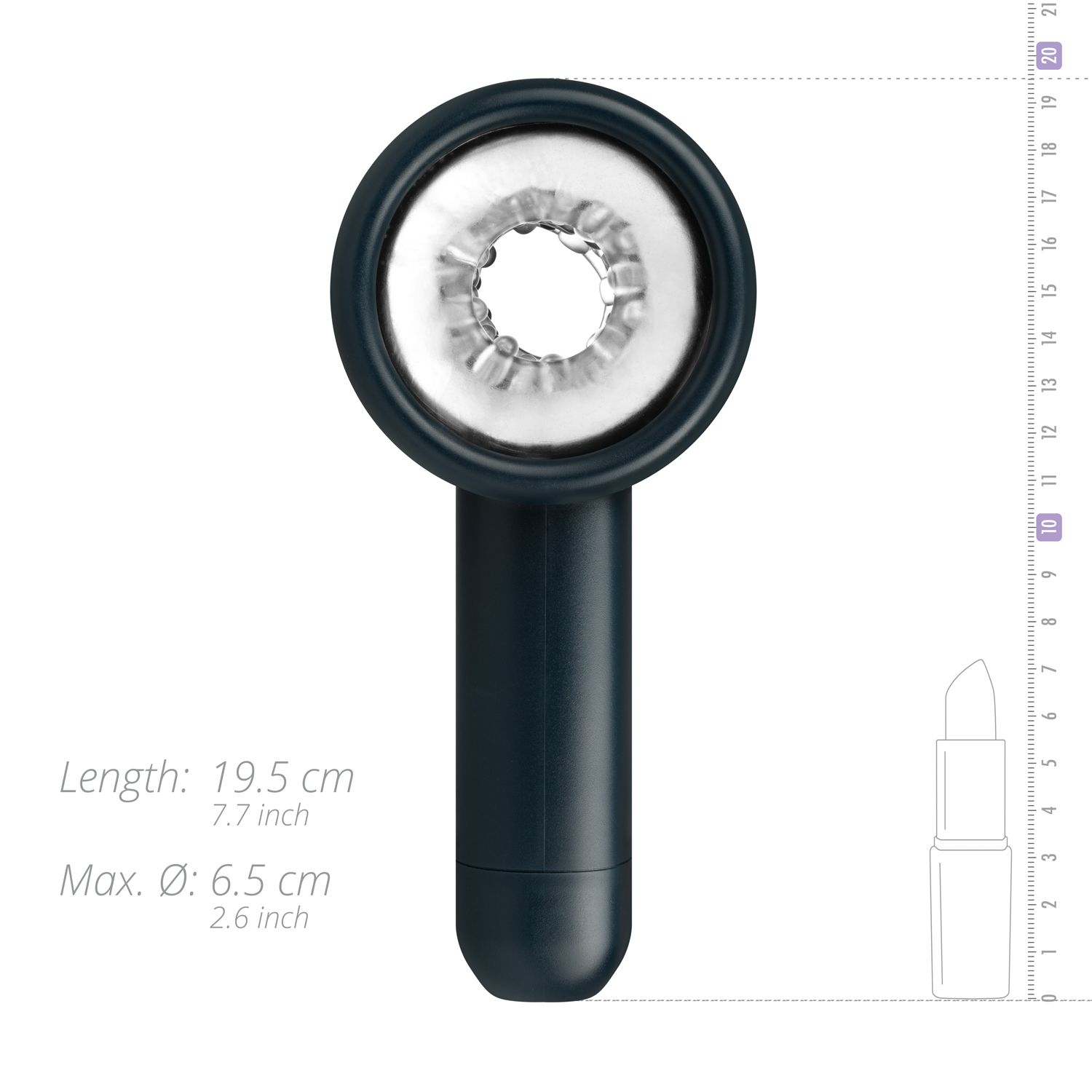 FPPR. - Electric Blowjob Stroker Blauw (1 stuk) - image 8