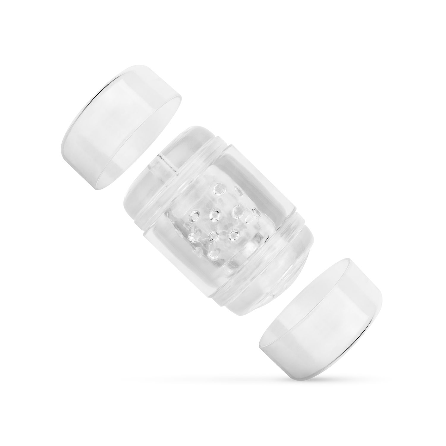 FPPR. - Double-Sided Masturbator Vagina Mouth Transparant (1 stuk) - image 2