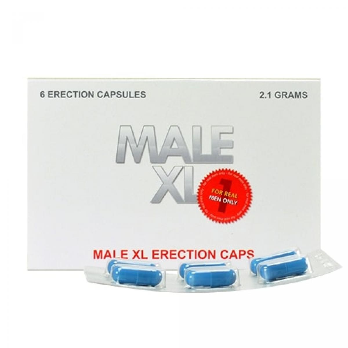 Male XL - Erection Caps  (6 capsules)