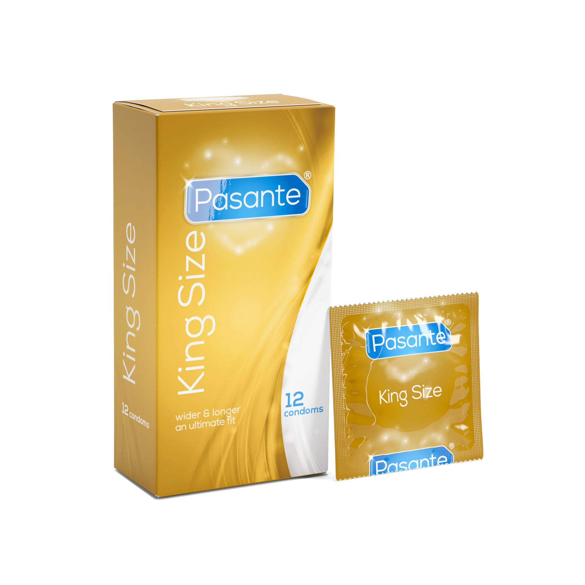 Pasante - King Size Condoms Transparant (12 stuks)