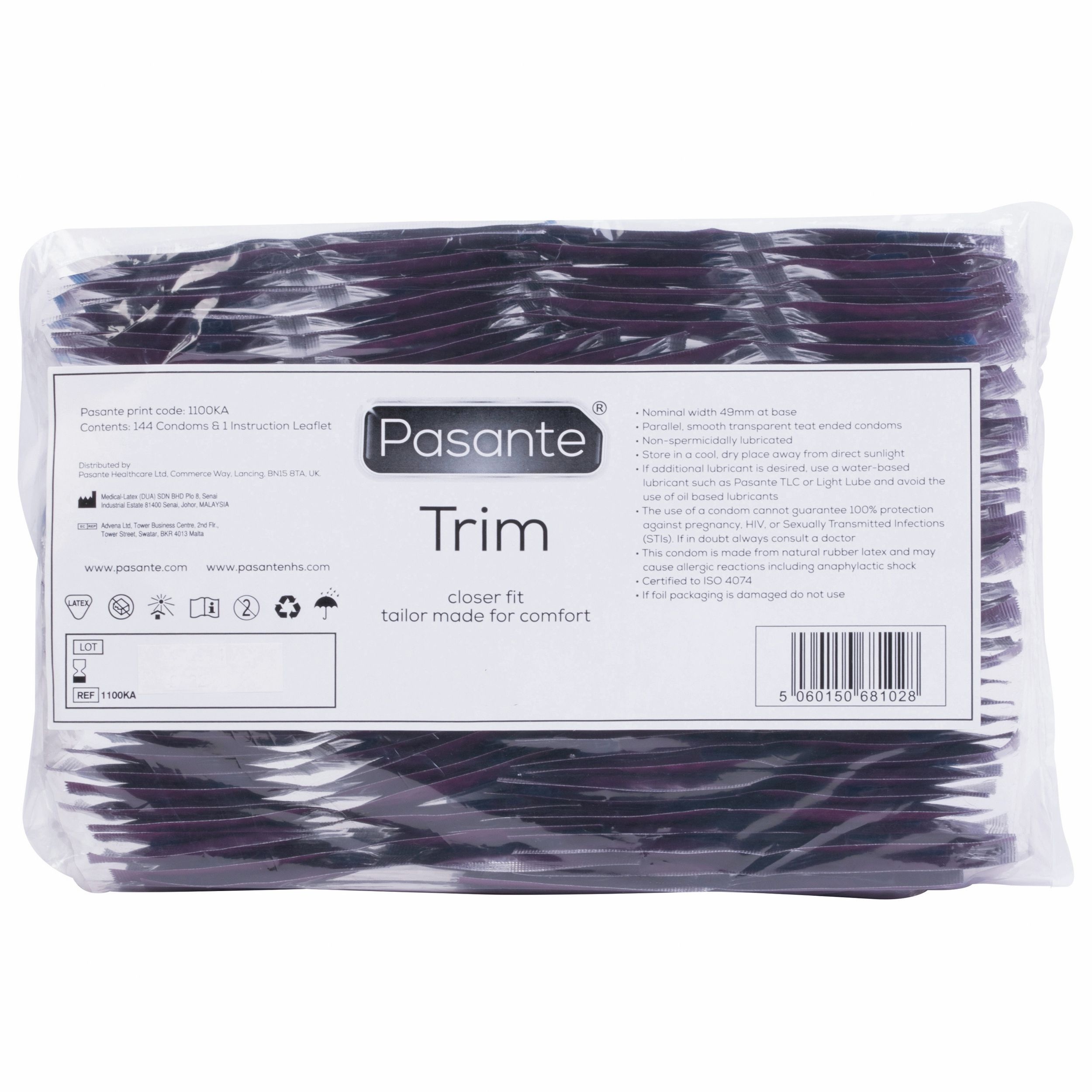 Pasante - Trim Condoms  (144 stuks)