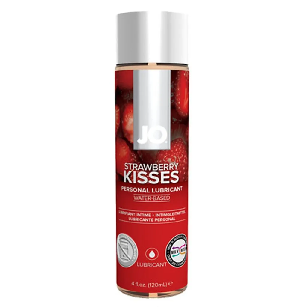 System JO - H2O Lubricant Strawberry Transparant (120 ml)
