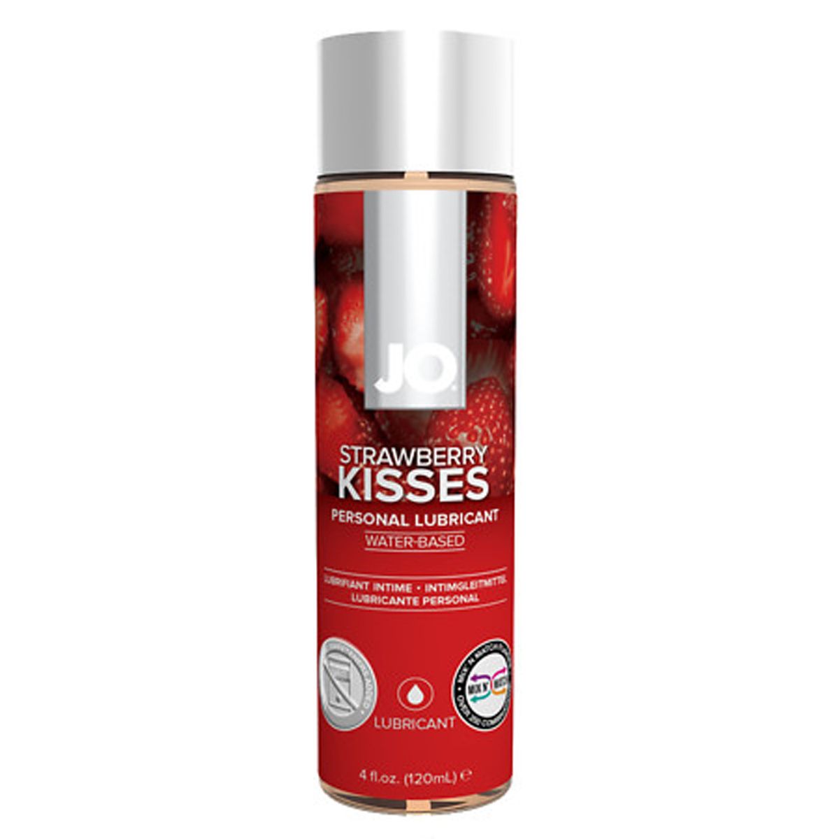 System JO - H2O Lubricant Strawberry Transparant (120 ml)