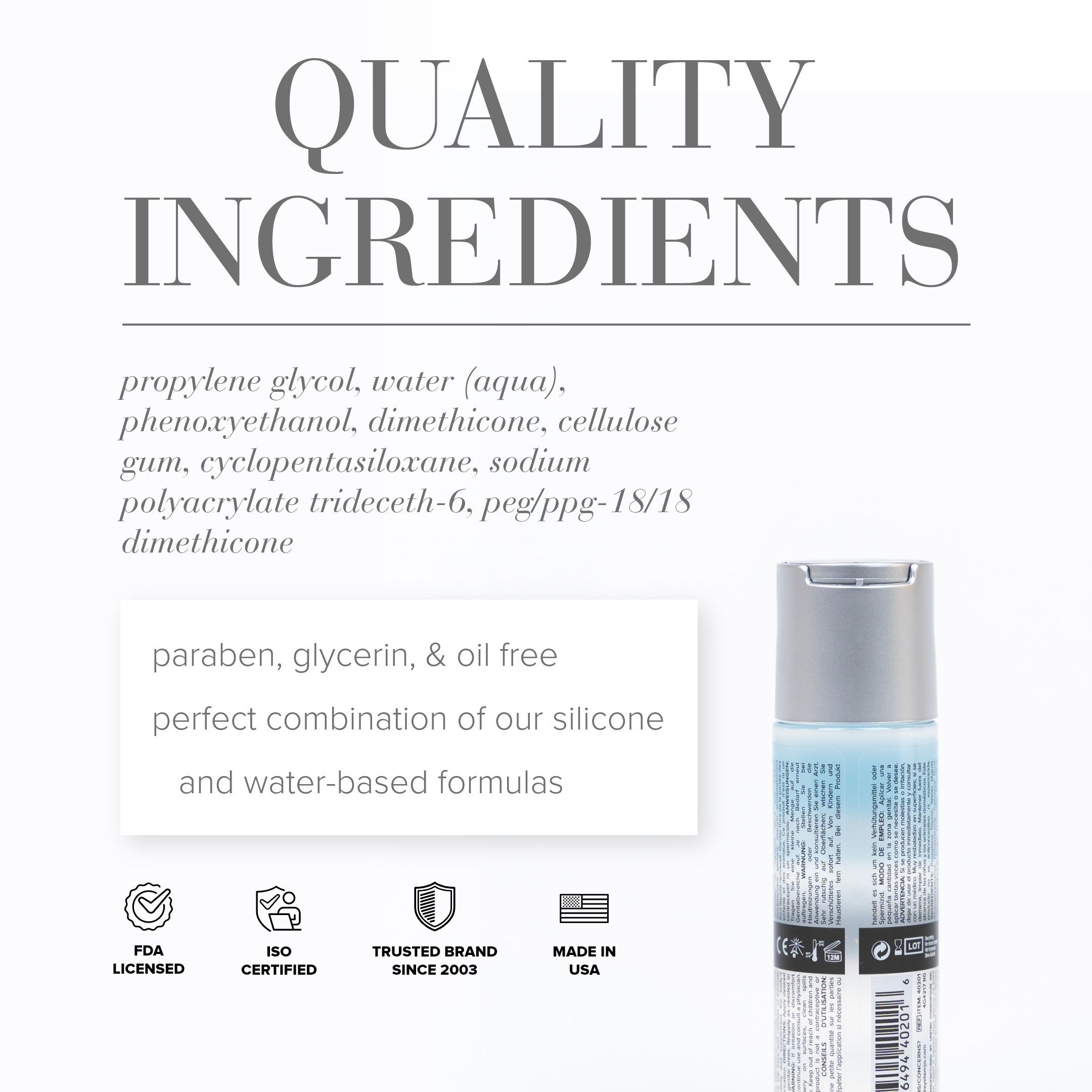System JO - Classic Hybrid Lubricant Transparant (30 ml)