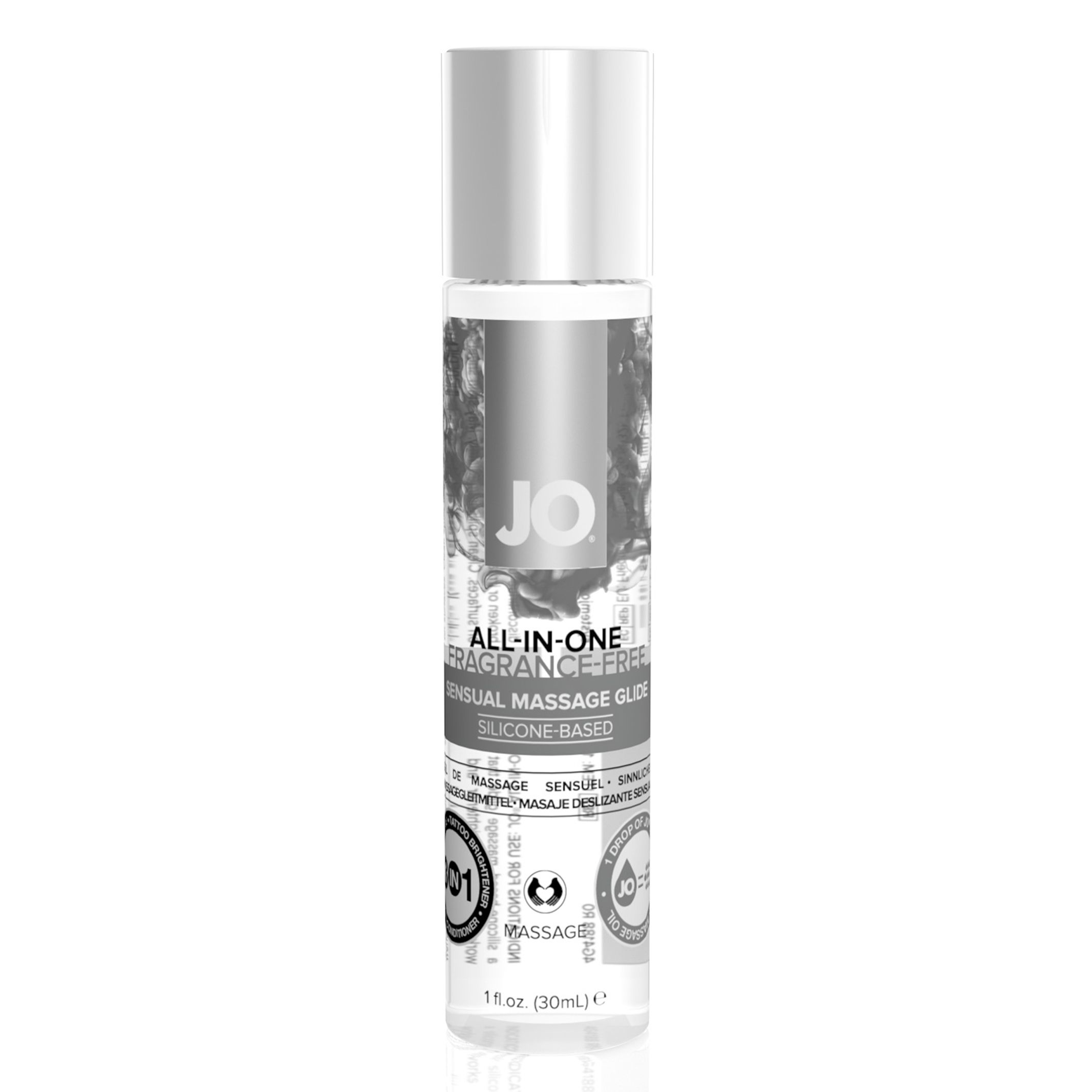 System JO - All-in-One Sensual Massage Glide Unscented Transparant (30 ml)