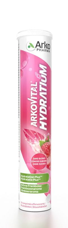 Arkopharma Arkovital Hydratium Framboos (24 tabletten)