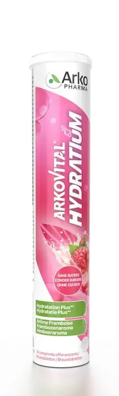 Arkopharma Arkovital Hydratium Framboos (24 tabletten)
