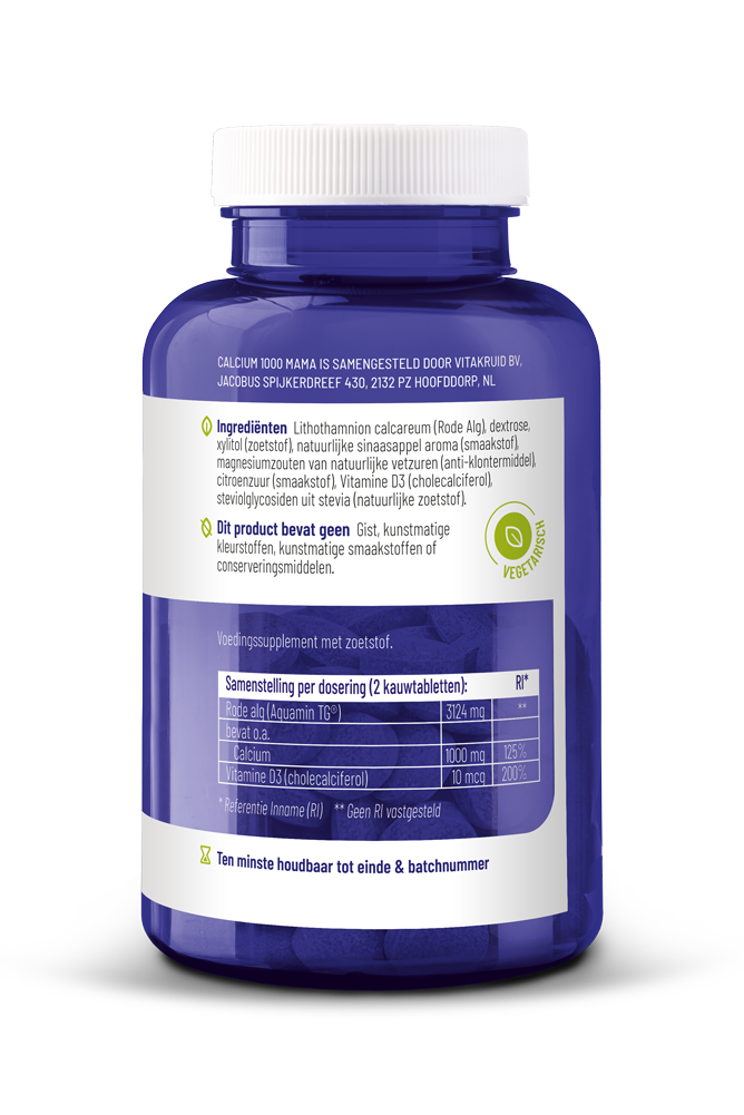 Calcium 1000 Mama (90 kauwtabletten) - image 2
