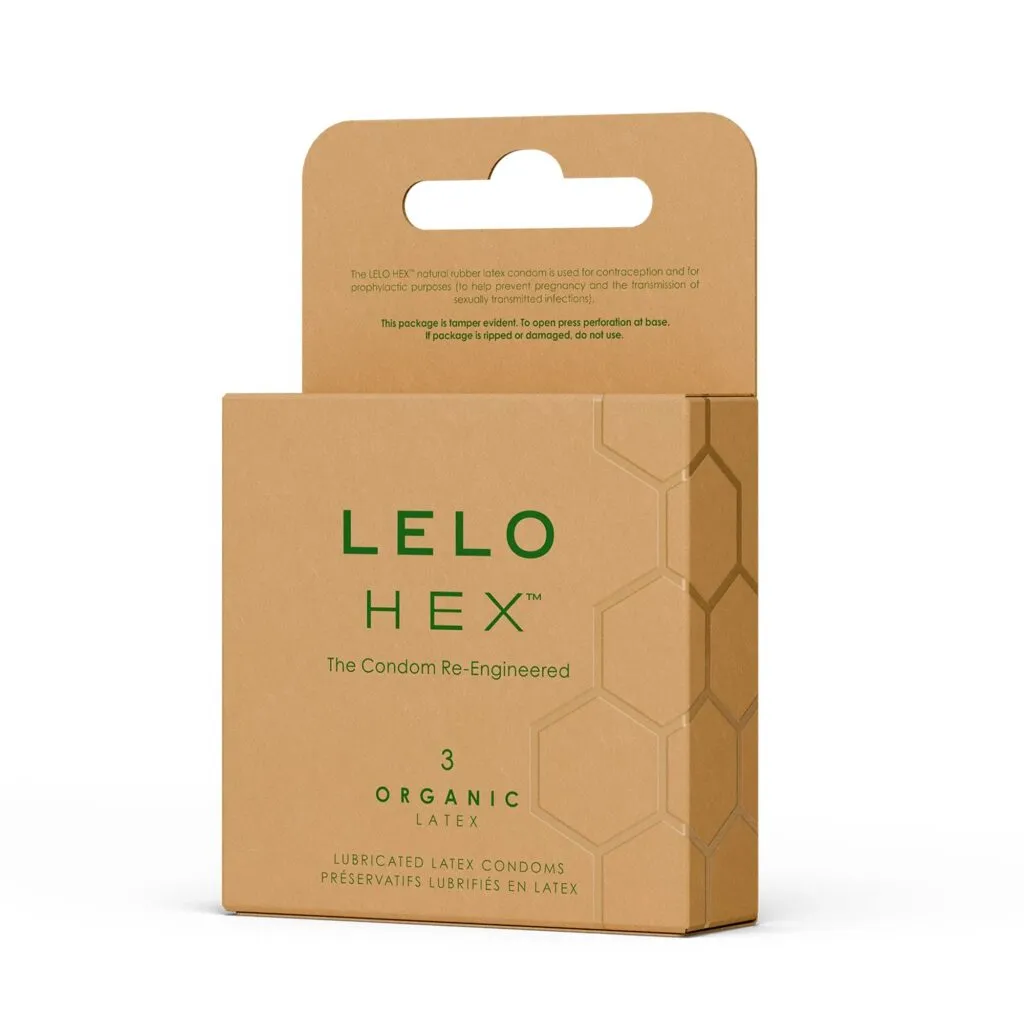 Lelo Hex Condooms Organic (3 stuks)