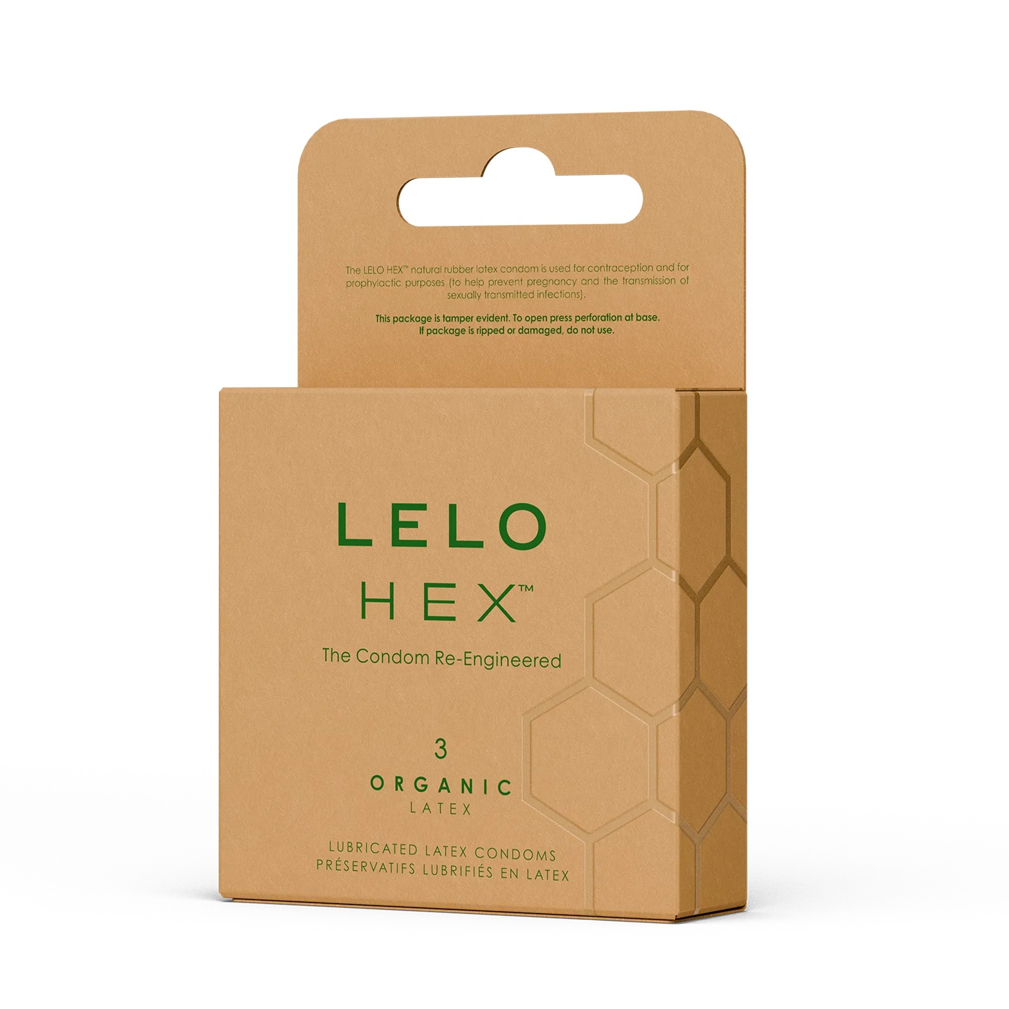 Lelo Hex Condooms Organic (3 stuks)
