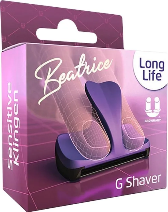 Grunbart Beatrice G Shaver Nat Scheerapparaat Paarsviolet (1 stuk)