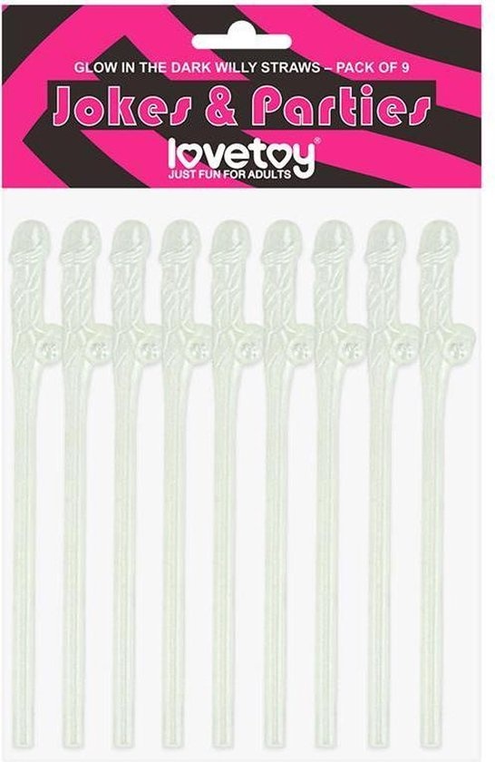 Lovetoy Glow In The Dark Rietjes 9 St (1 set)