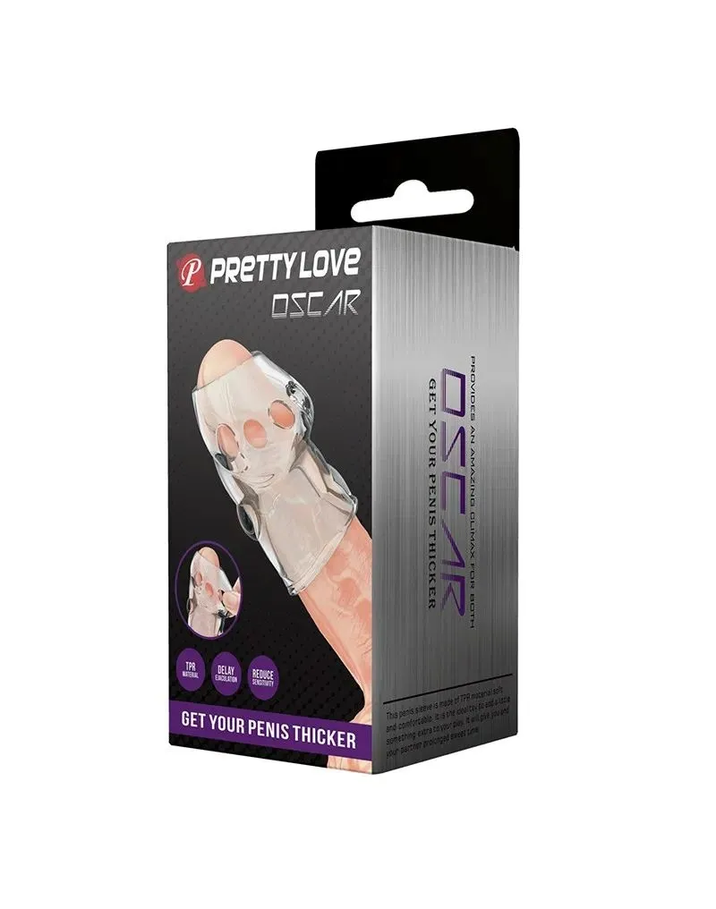 Pretty Love Oscar Cock Ring Transparant (1 stuk)