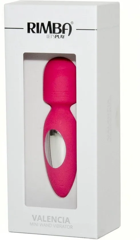 Rimba Toys Valencia Mini Wand Vibrator Roze (1 stuk)