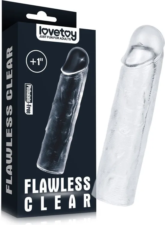 Lovetoy Flawless Clear Penis Sleeve +2.5 Cm (1 stuk)