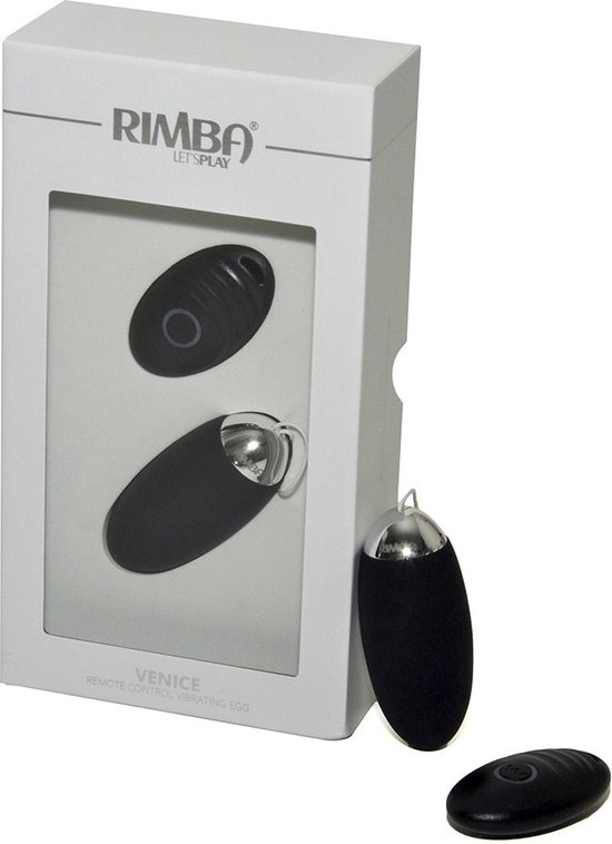 Rimba Toys Venice Vibrerend Ei Met Afstandsbediening Zwart (1 stuk)