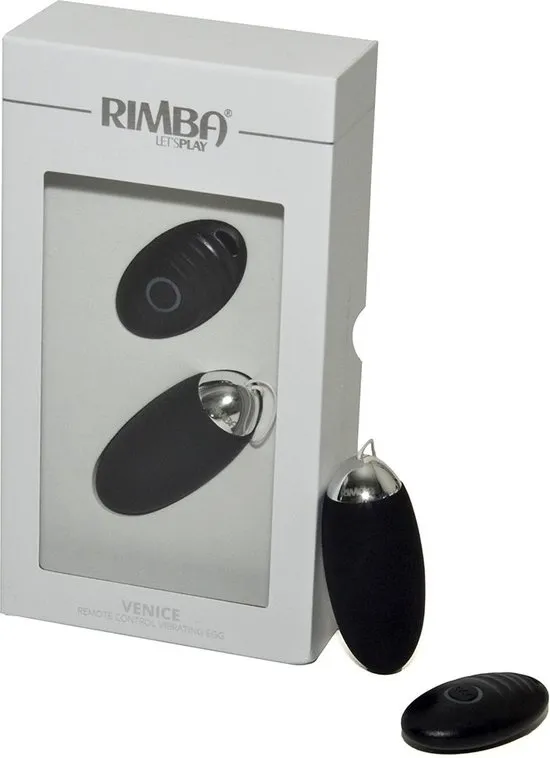 Rimba Toys Venice Vibrerend Ei Met Afstandsbediening Zwart (1 stuk)