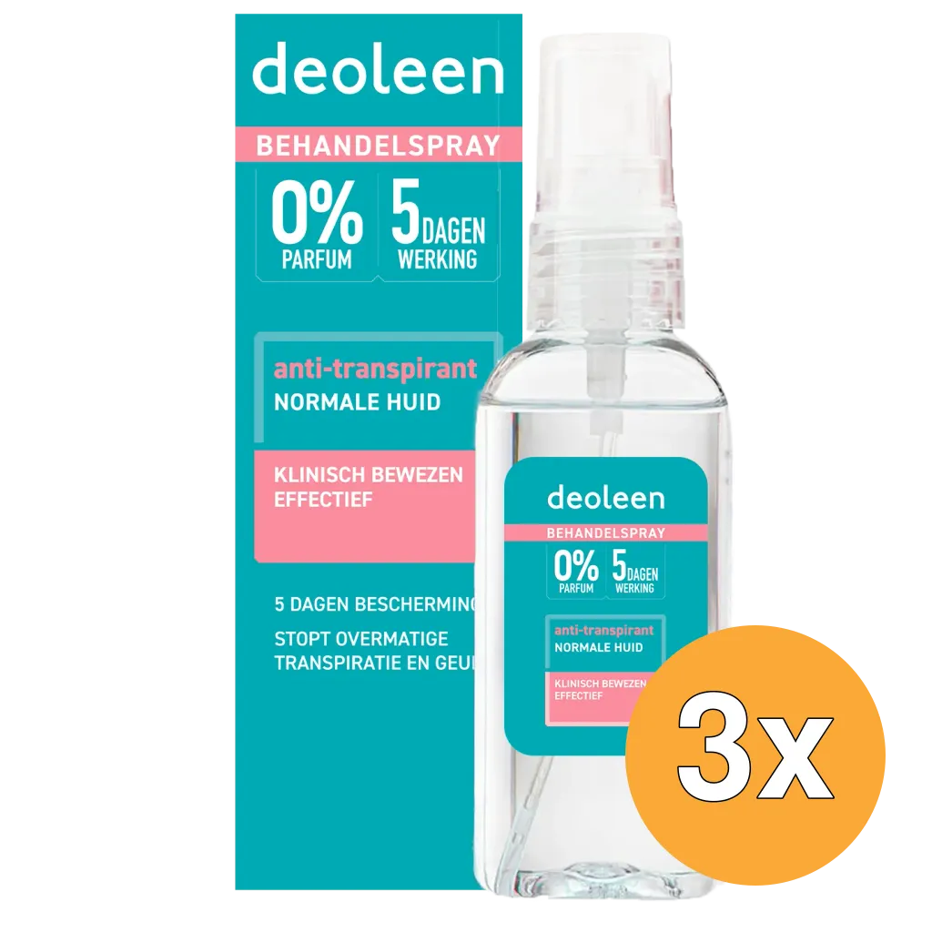 3x Deoleen Behandelspray 5 Dagen (30 ml)