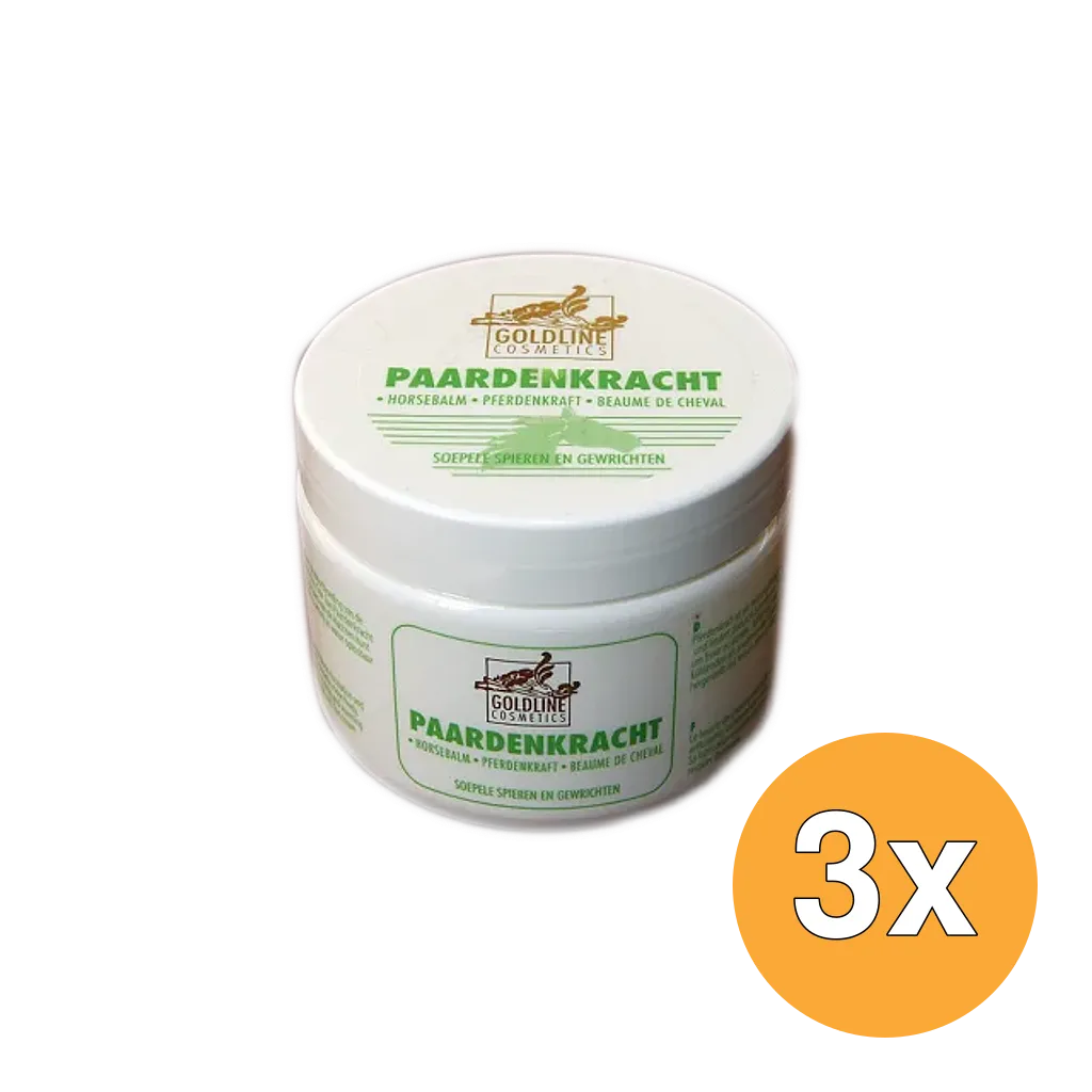 3x Goldline Paardenkracht (250 ml)