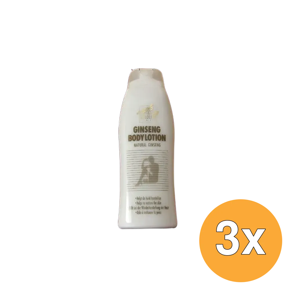 3x Goldline Gingseng Bodylotion (500 ml)
