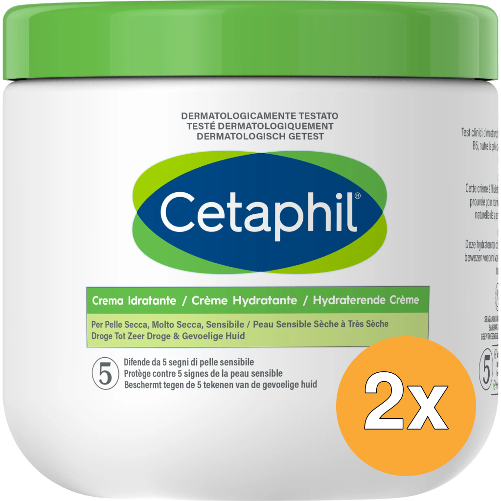 2x Cetaphil Hydraterende creme (450 gr)