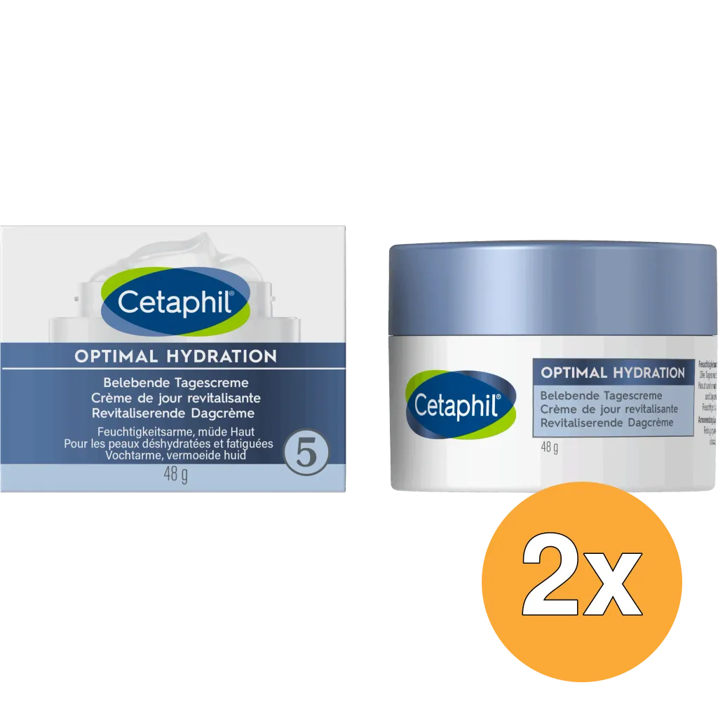 2x Cetaphil Dagcreme Optimal Hydration Healthy Glow (48 gr)