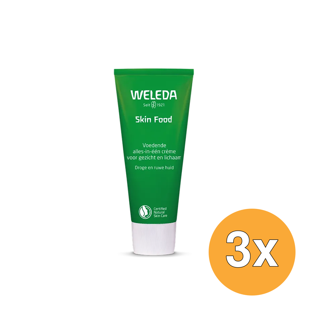 3x WELEDA Skin food (75 ml)