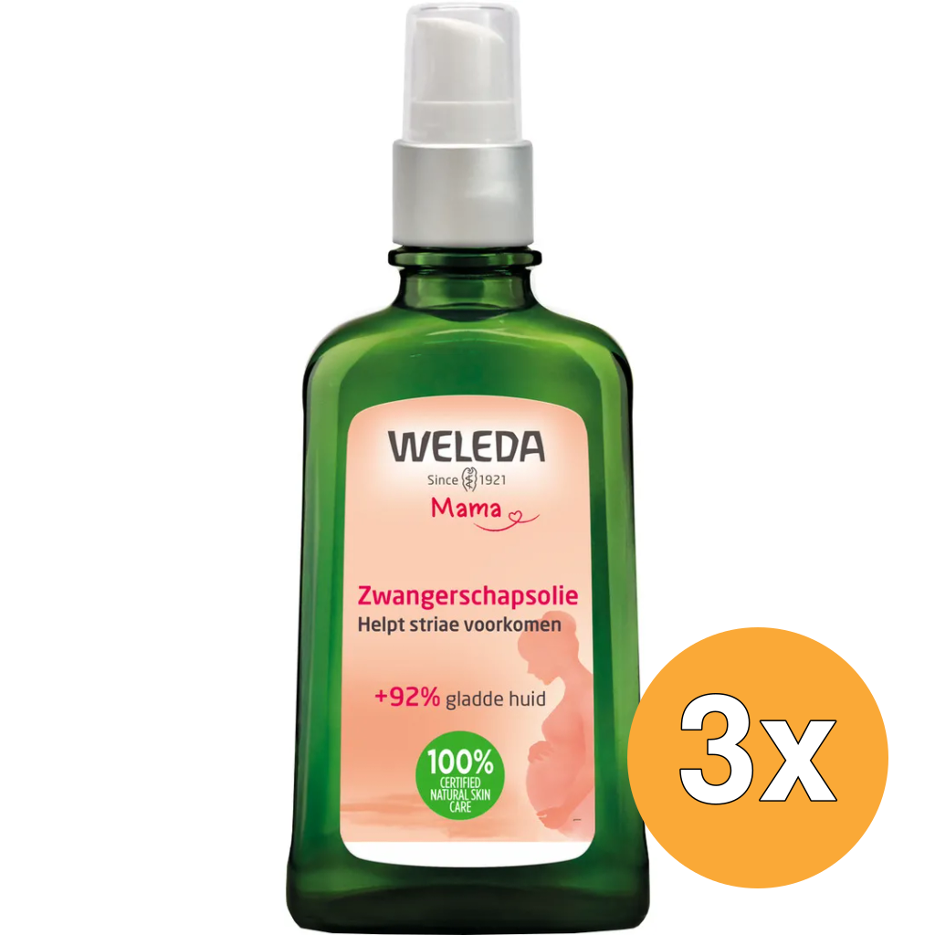 3x WELEDA Mama zwangerschapsolie (100 ml)