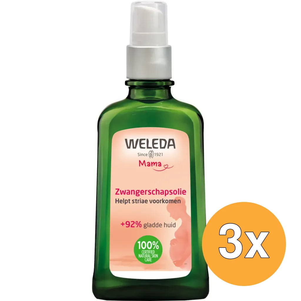 3x WELEDA Mama zwangerschapsolie (100 ml)