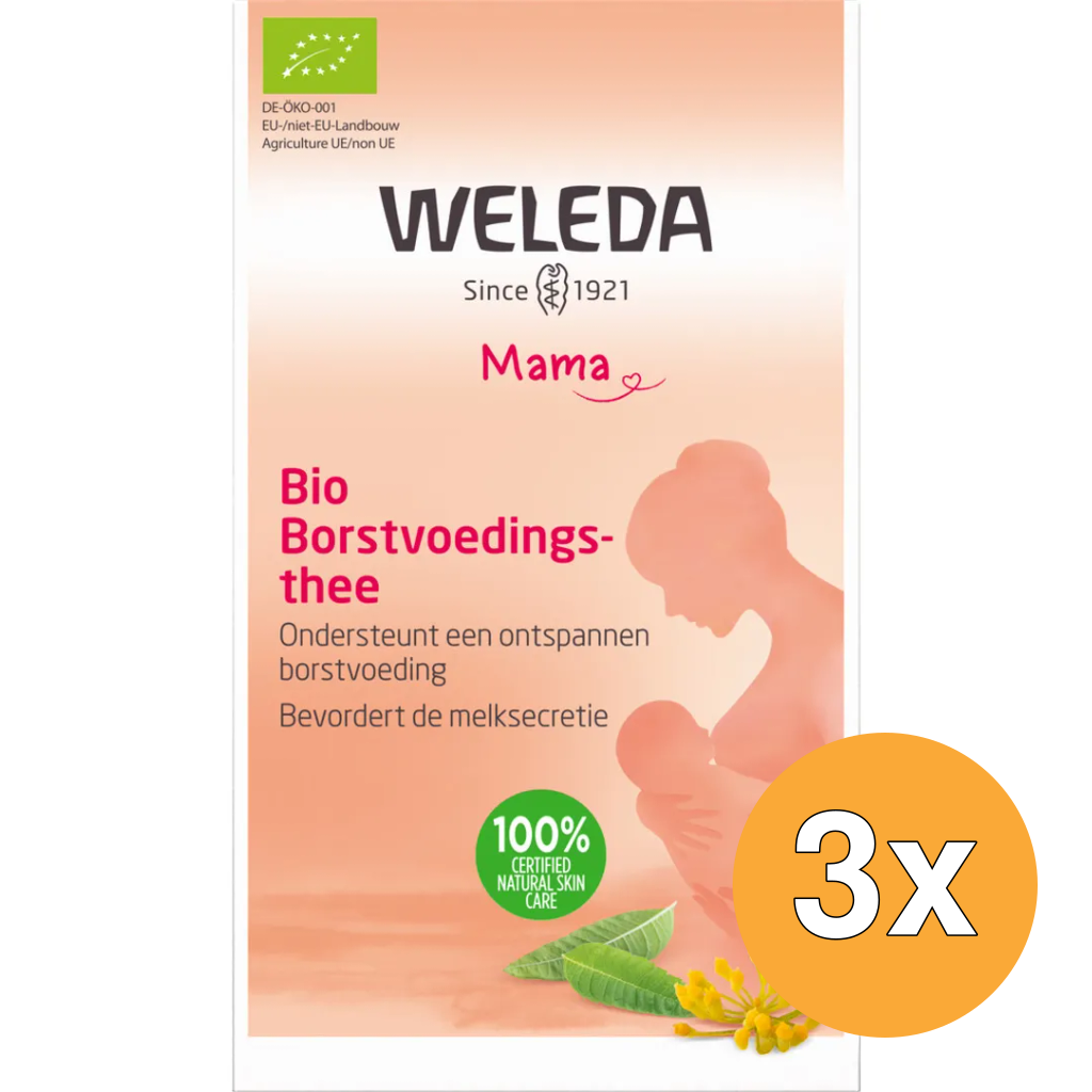 3x Weleda Mama Borstvoedingsthee Bio (40 gr)
