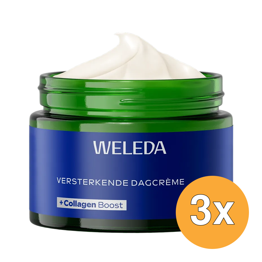 3x WELEDA Blauwe Gentiaan & Edelweiss versterkende dagcreme (40 ml)