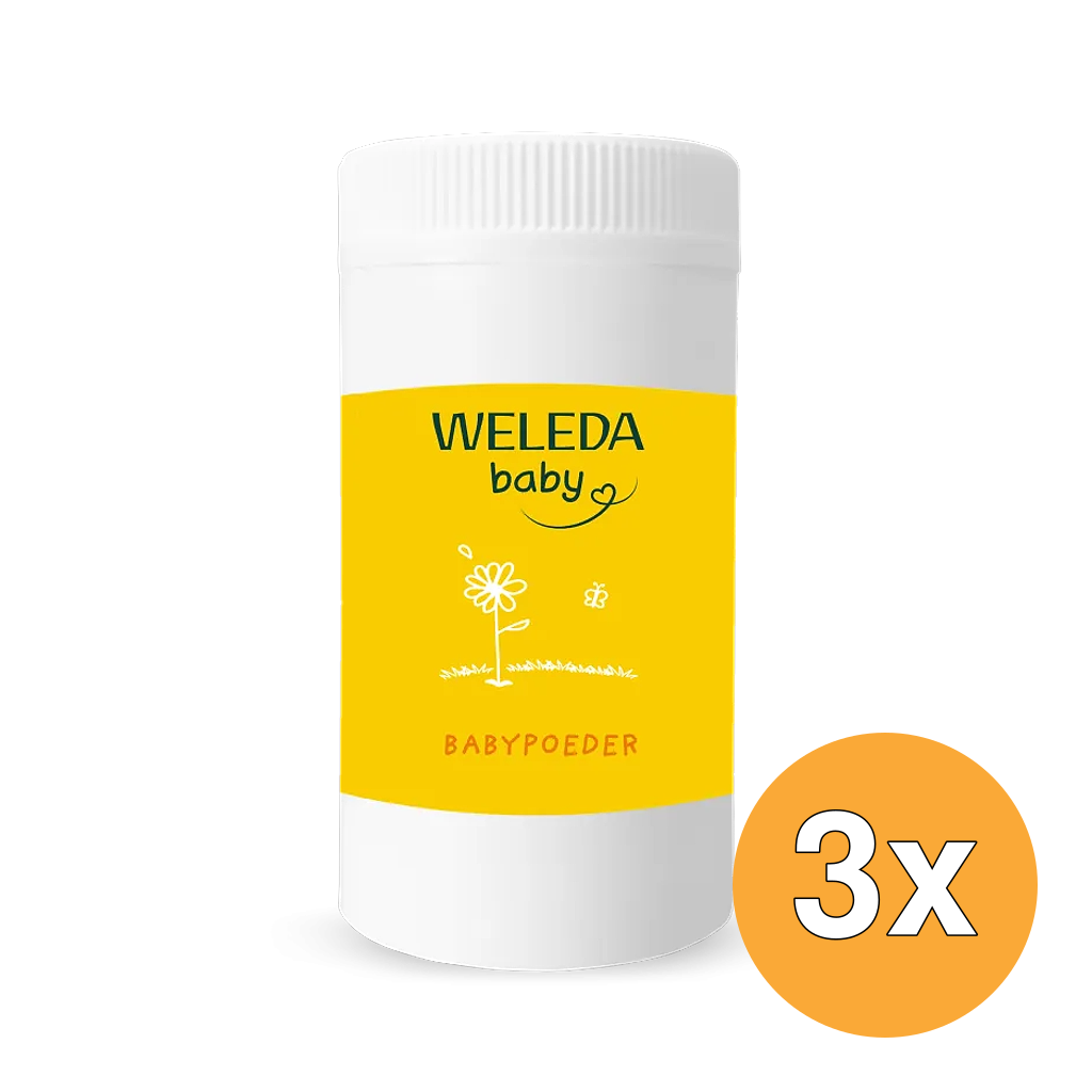 3x WELEDA Baby poeder (20 gr)