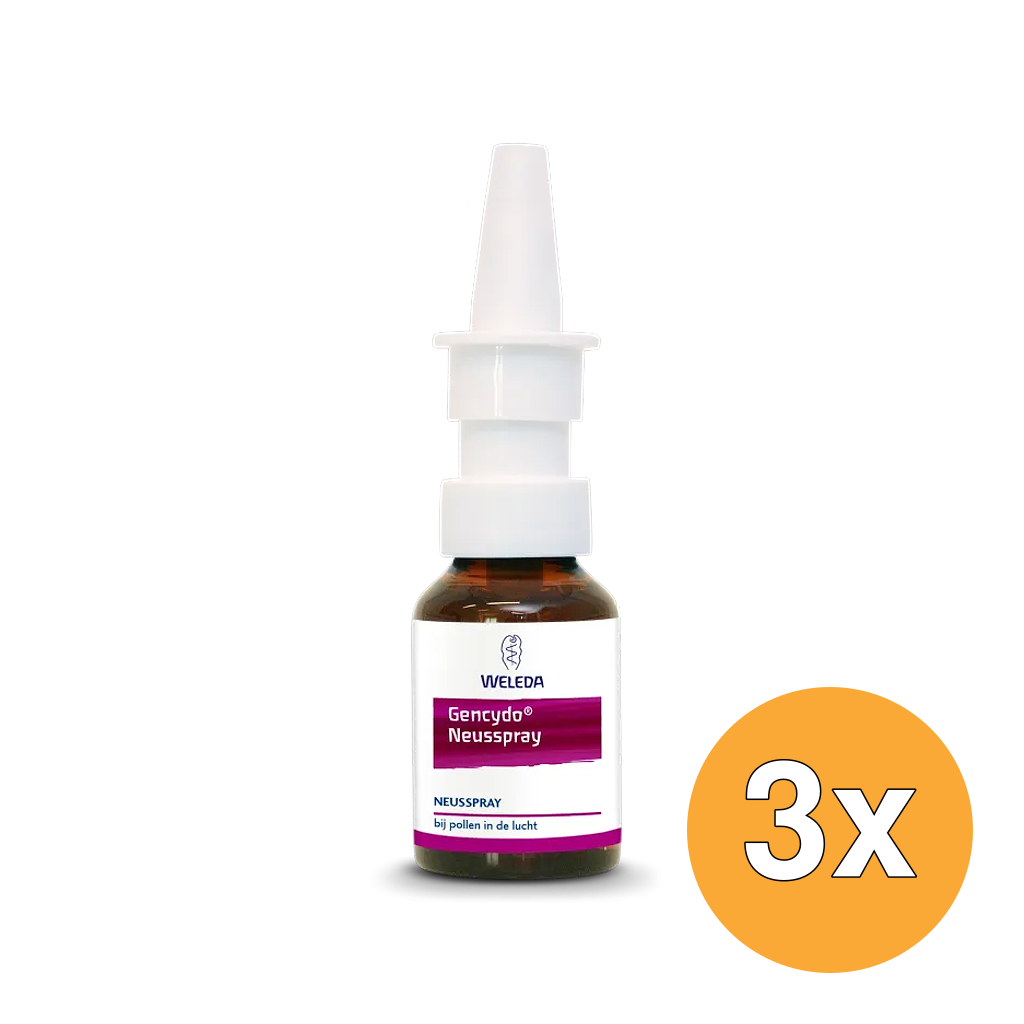 3x WELEDA Gencydo neusspray (20 ml)