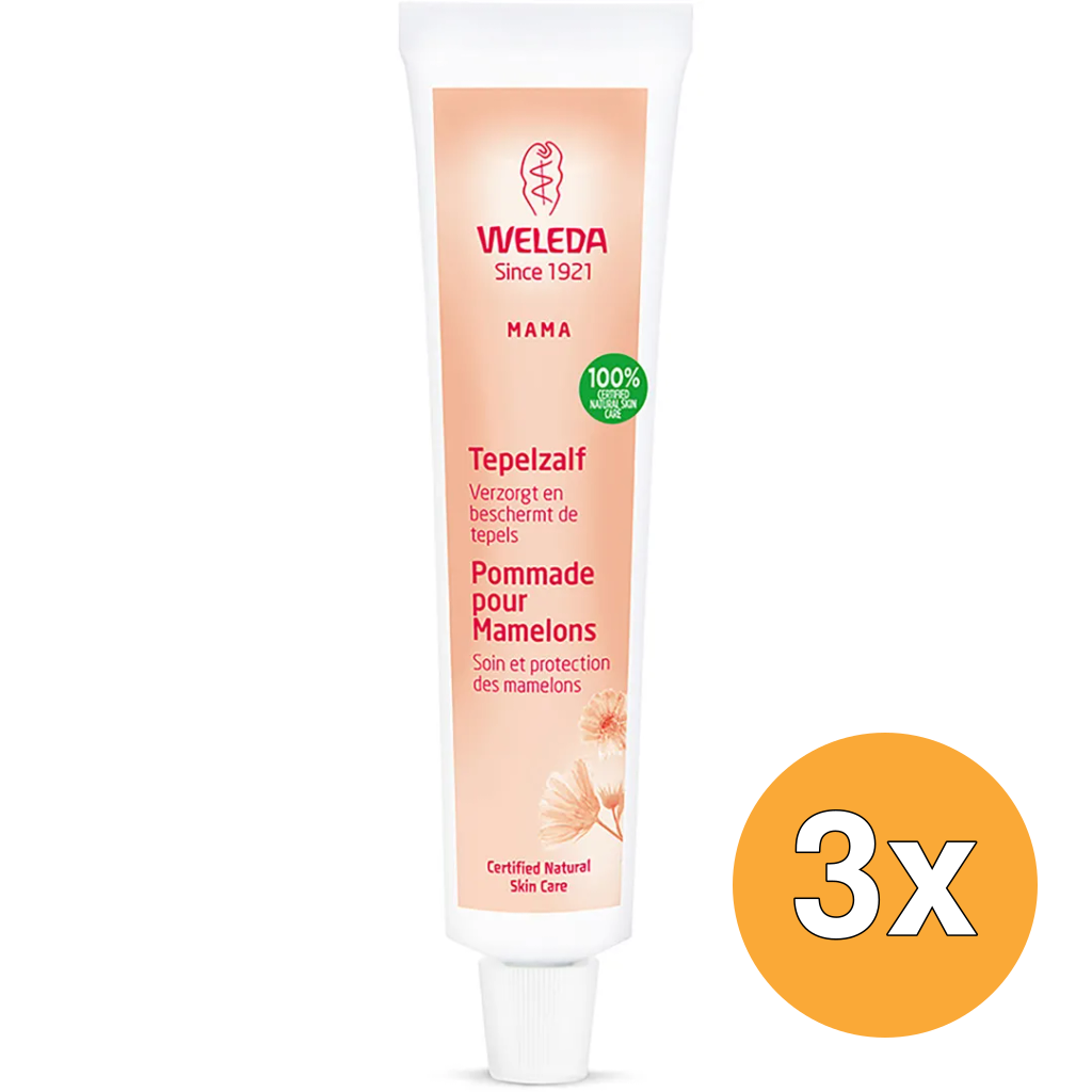 3x WELEDA Mama tepelzalf (25 gr)