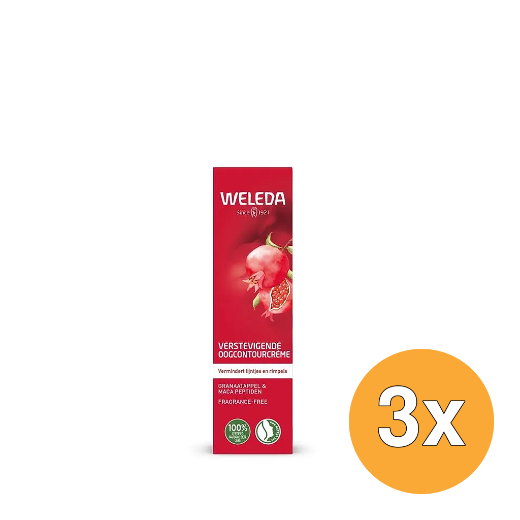 3x WELEDA Verstevigende oogcontourcreme (12 ml)